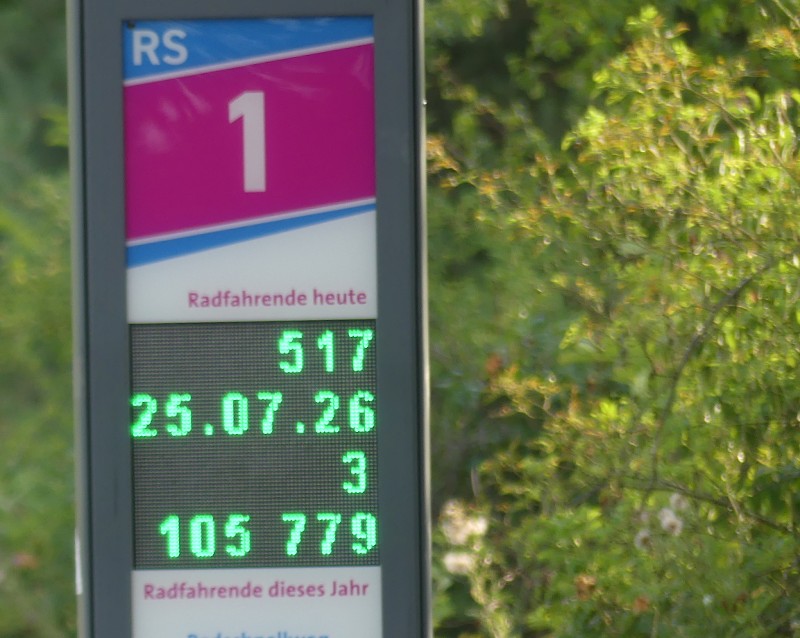 Zählstation am RS1 Ausgang von Böblingen